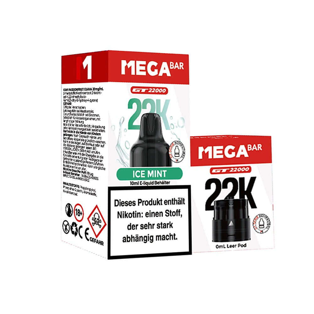Megabar 22K Prefilled Pod - Ice Mint