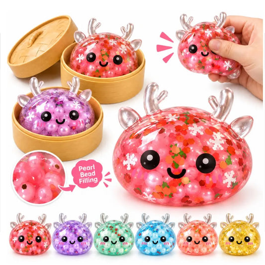 Squishy - Glitzer Rentier Perlen