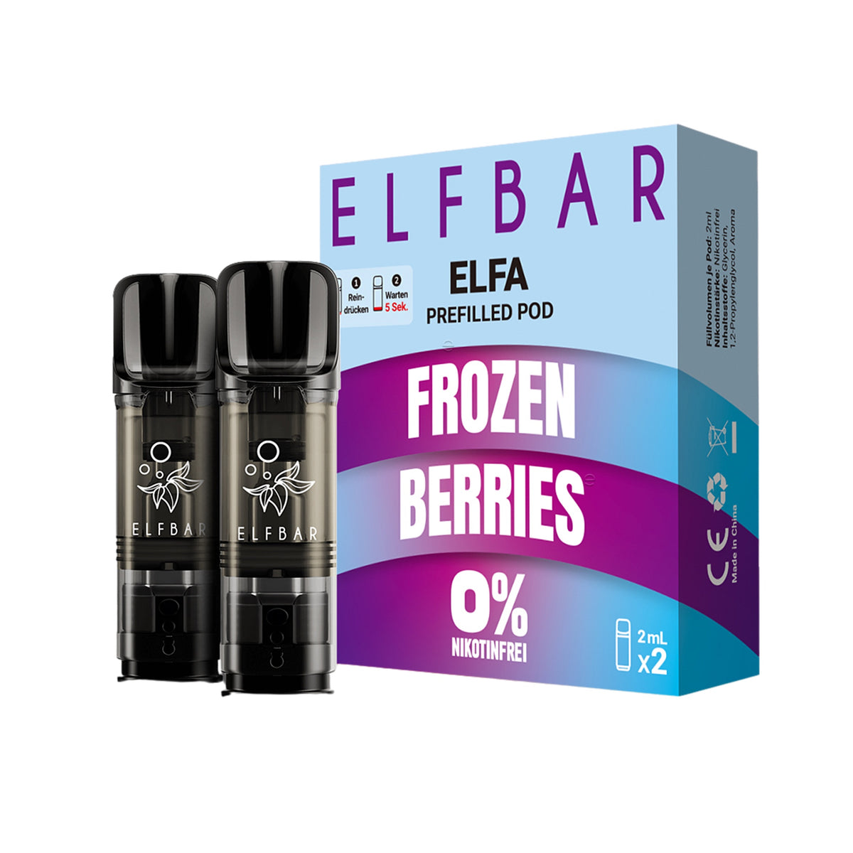 Elfa Pod ohne Nikotin - Frozen Berries