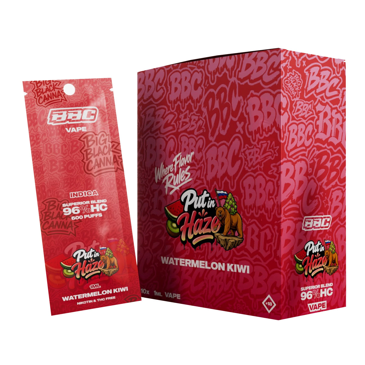 BBC - Put in Haze - Watermelon Kiwi