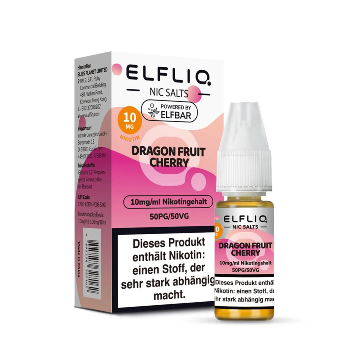 Elfliq - Dragon Fruit Cherry 10mg/ml Nikotin