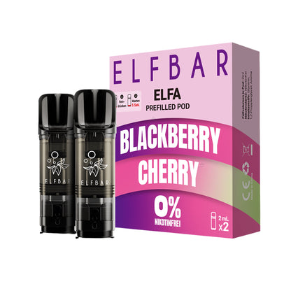 Elfa Pod ohne Nikotin - Blackberry Cherry