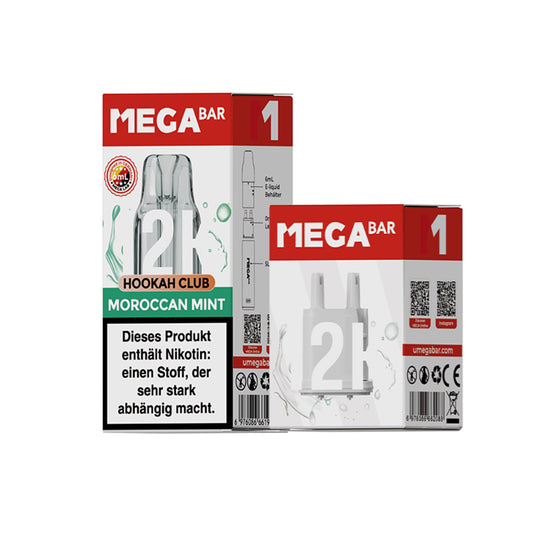 Megabar Slim 12K Prefilled Pod - Moroccan Mint