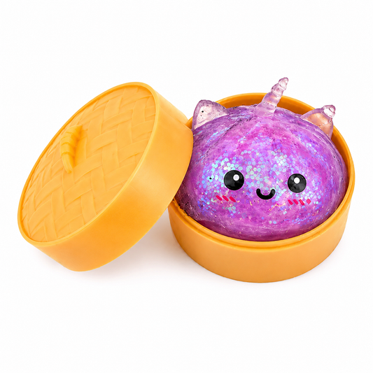 Squishy - Mystery Dumpling Glitzer Einhorn