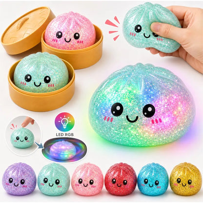 Squishy - LED Glitzer Mystery Dumpling