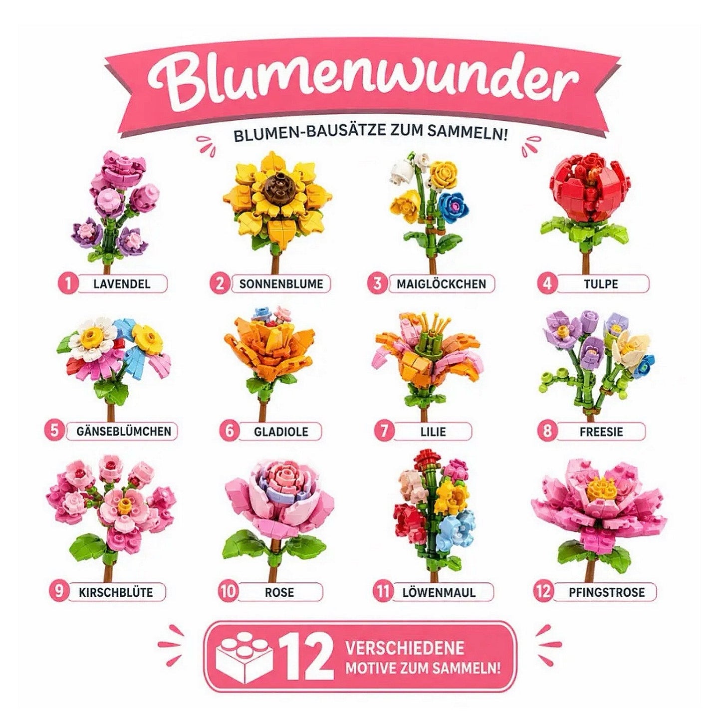 Bricks - Flower Design