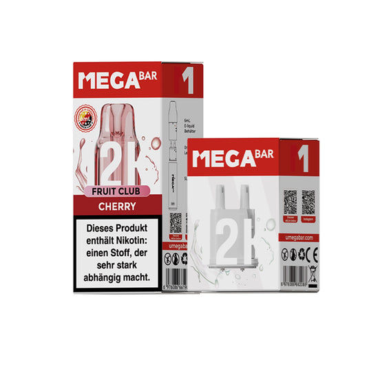 Megabar Slim 12K Prefilled Pod - Cherry