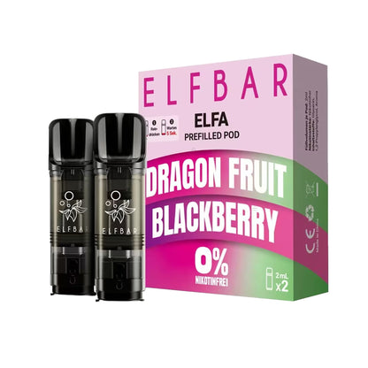 Elfa Pod ohne Nikotin - Dragonfruit Blackberry