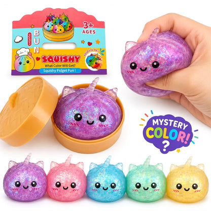 Squishy - Mystery Dumpling Glitzer Einhorn