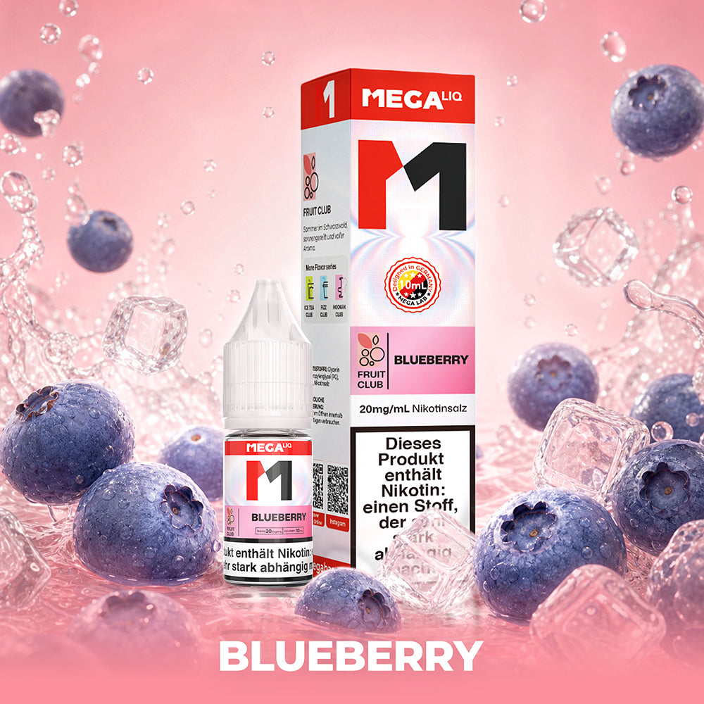 MEGALIQ - Pod-Liquid - Blueberry 20mg/ml