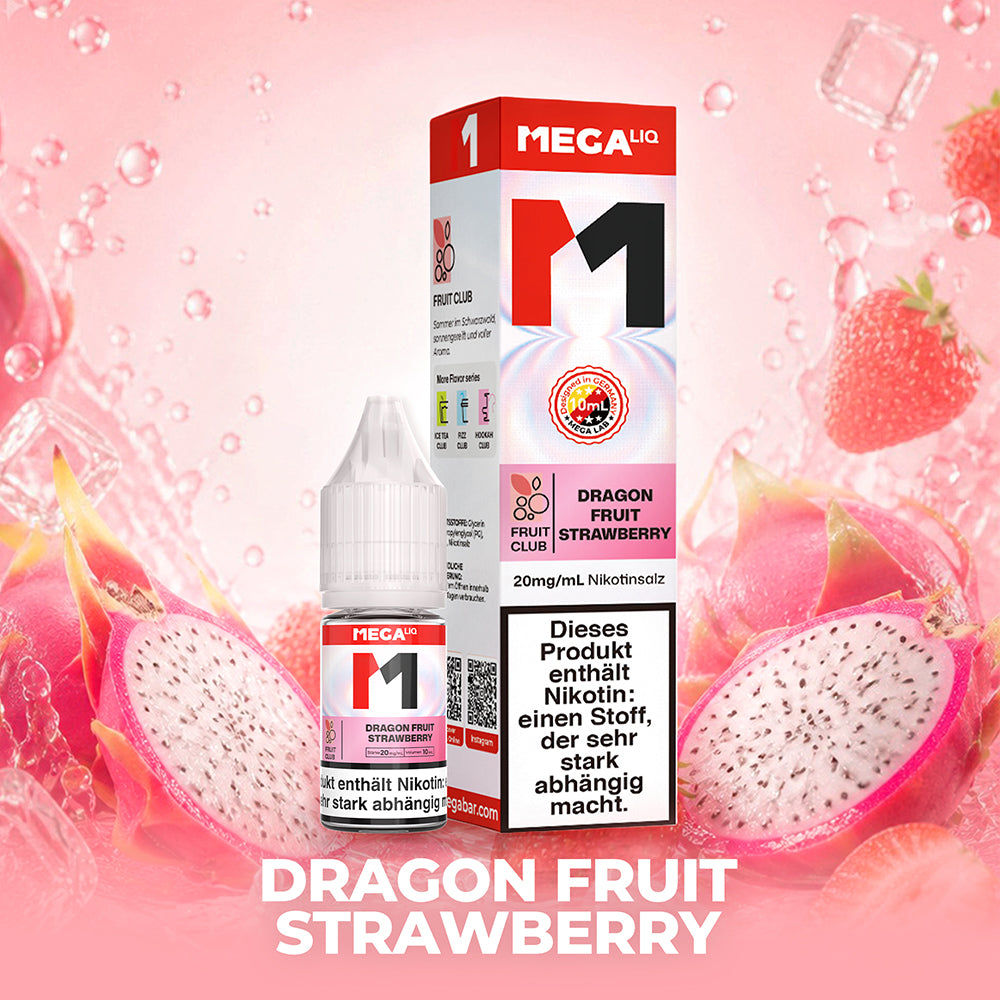 MEGALIQ - Pod-Liquid - Dragon Fruit Strawberry 20mg/ml