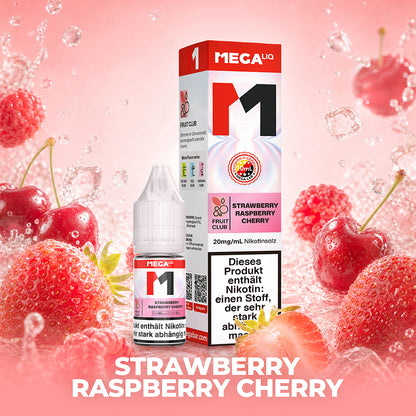 MEGALIQ - Pod-Liquid - Strawberry Raspberry Cherry 20mg/ml