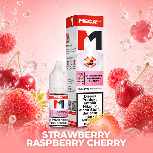 MEGALIQ - Pod-Liquid - Strawberry Raspberry Cherry 20mg/ml