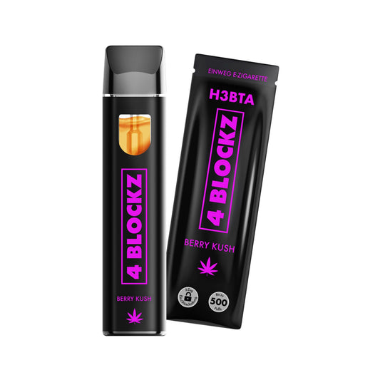 4 Blockz - H3BTA Vape - Berry Kush - 1ml