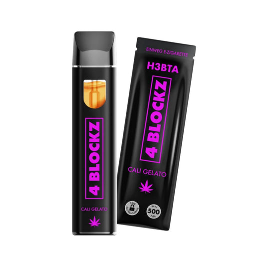 4 Blockz - H3BTA Vape - Cali Gelato - 1ml