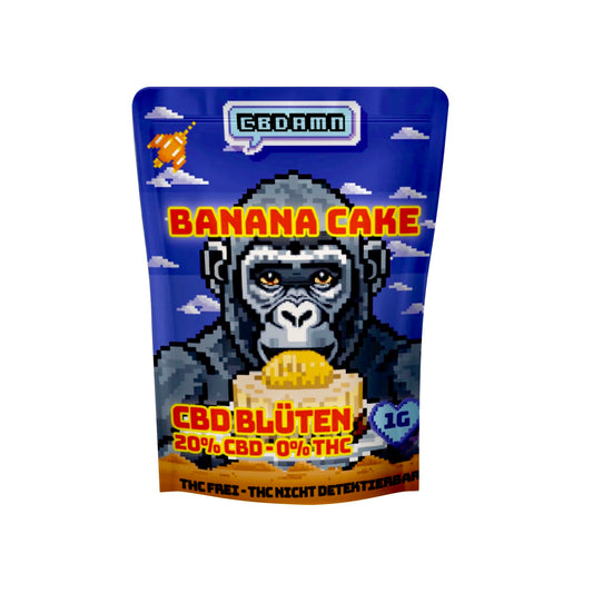 CBDamn -  Banana Cake - 20% CBD - 0% THC
