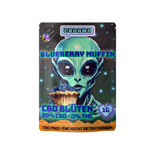 CBDamn -  Blueberry Muffin - 20% CBD - 0% THC
