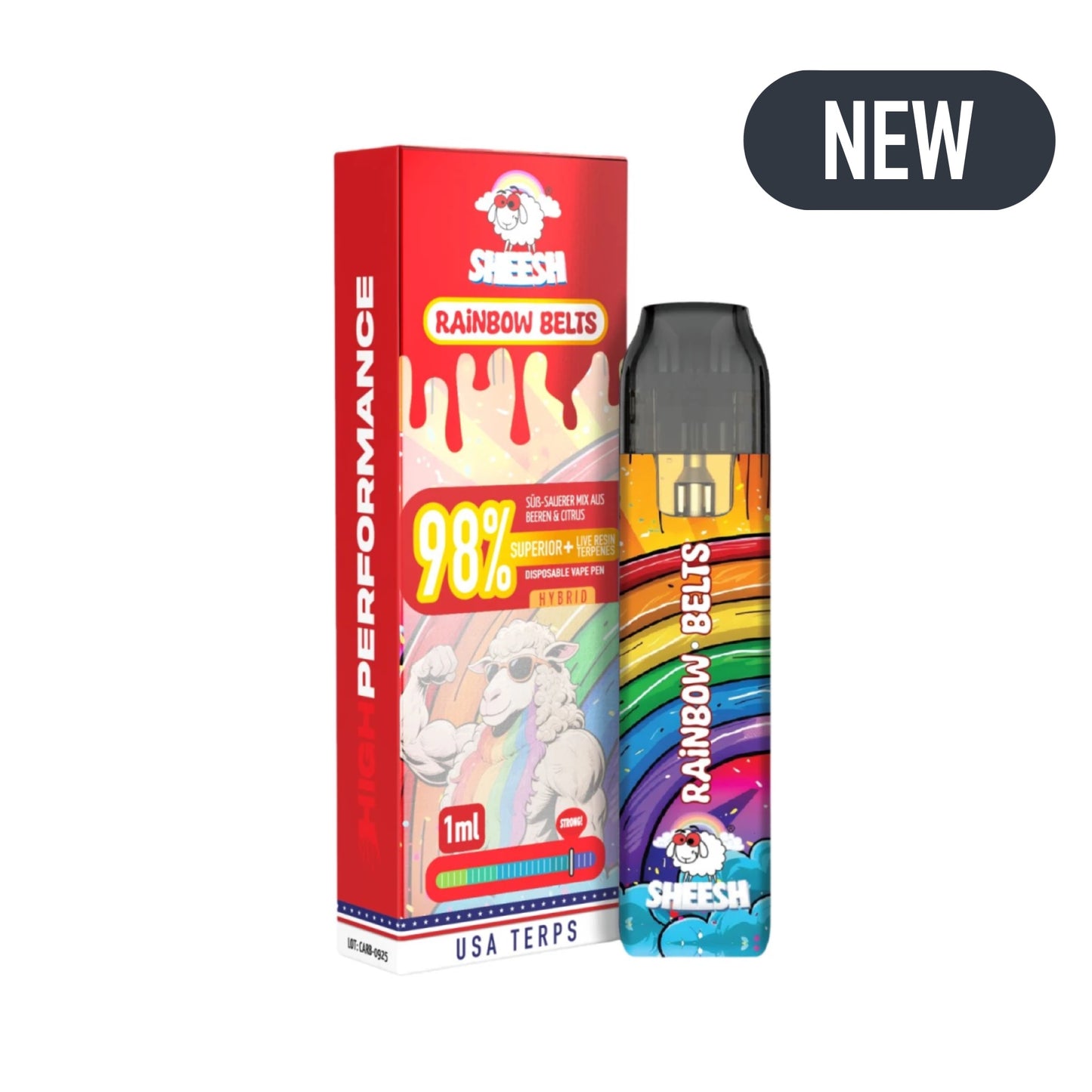 Sheesh - Superior Line - Rainbow Belts