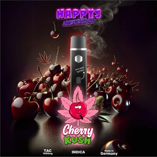 Happy´s Amsterdam TAC Vape - Cherry Kush 1ml I 95%