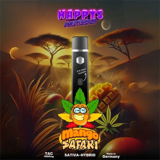 Happy´s Amsterdam TAC Vape - Mango Safari 1ml I 95%