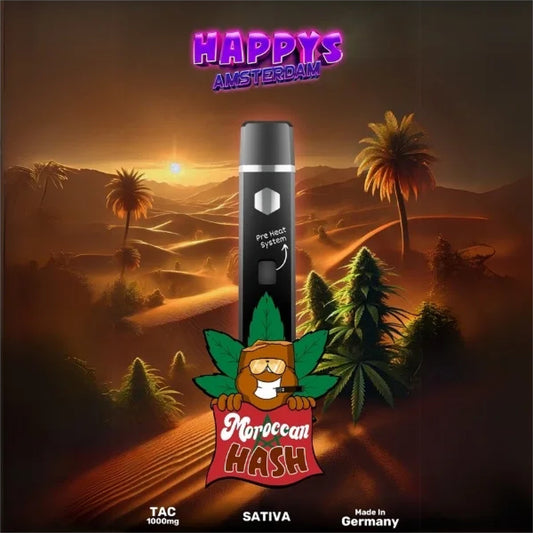 Happy´s Amsterdam TAC Vape - Moroccan Hash 1ml I 95%