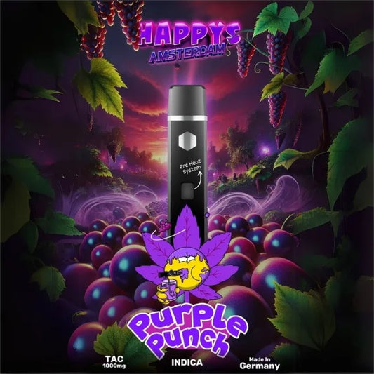 Happy´s Amsterdam TAC Vape - Purple Punch 1ml I 95%