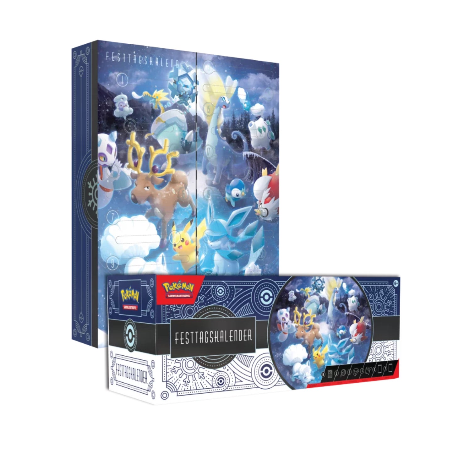 Pokémon - Festtagskalender Blau
