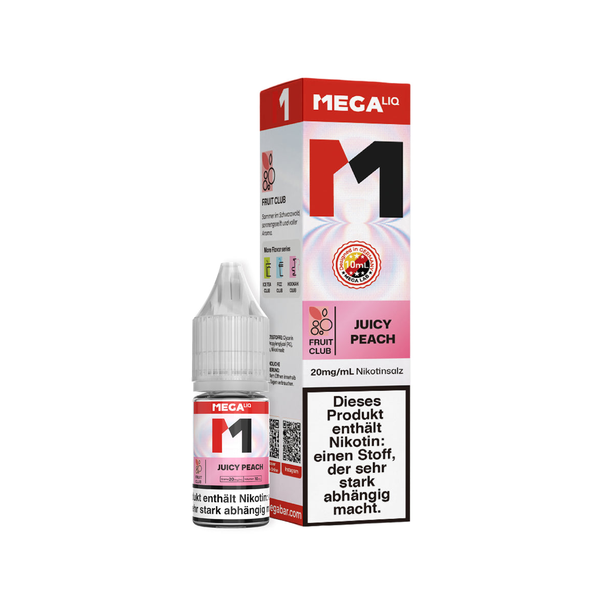 MEGALIQ - Pod-Liquid - Juicy Peach 20mg/ml