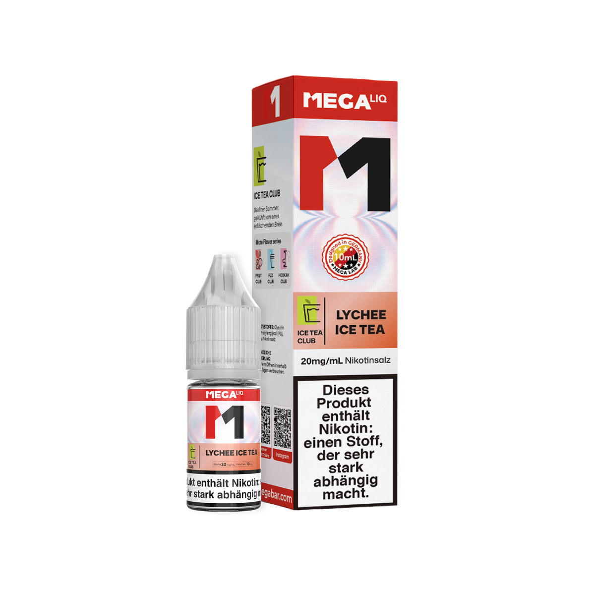 MEGALIQ - Pod-Liquid - Lychee Ice Tea 20mg/ml